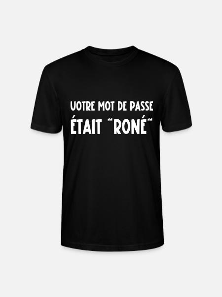 mot de passe - T-shirt bio CRAFTER Stanley Stella Unisexe - noir