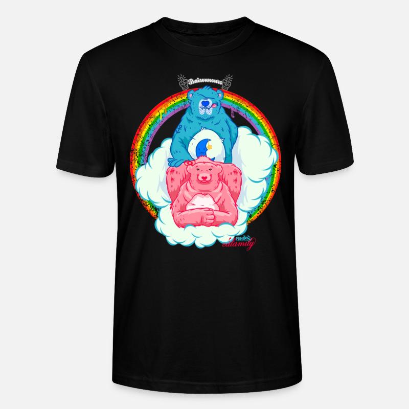 Freche Bären - Stanley/Stella Unisex Bio-T-Shirt CRAFTER - Schwarz