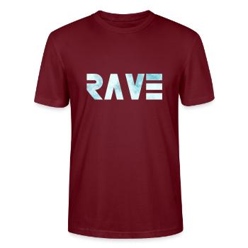 RAVE - Stanley/Stella Unisex Bio-T-Shirt CRAFTER - Burgunderrot - Vorne - Alina (178cm) & Michal (187cm)