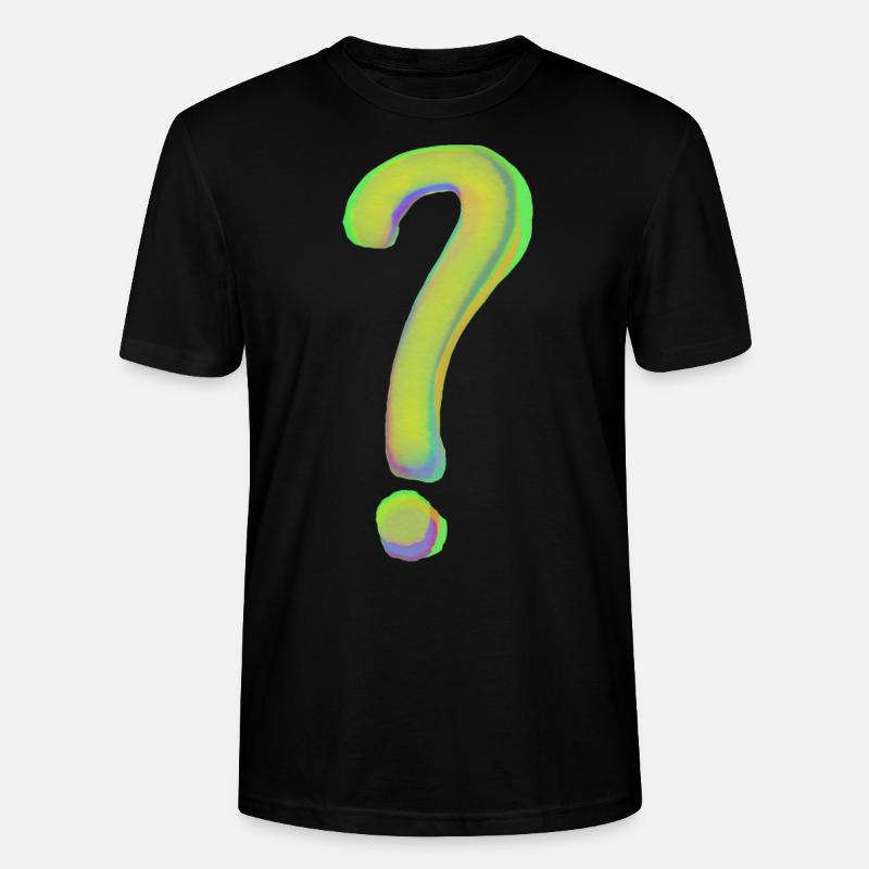 Point d'interrogation - T-shirt bio CRAFTER Stanley Stella Unisexe - noir