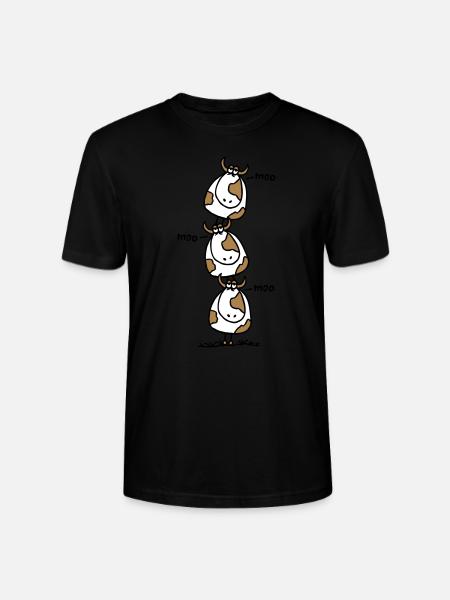 kuehe_3c - T-shirt bio CRAFTER Stanley Stella Unisexe - noir