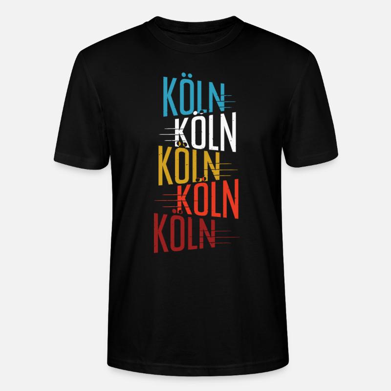KölnKölnKöln - Stanley/Stella Unisex Bio-T-Shirt CRAFTER - Schwarz