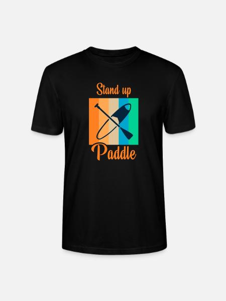 Standup Paddle - Stanley/Stella CRAFTER Unisex Organic T-Shirt - black
