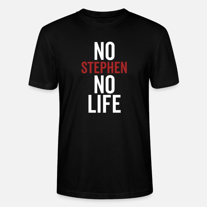 Nein Stephen Kein Leben - Stanley/Stella Unisex Bio-T-Shirt CRAFTER - Schwarz