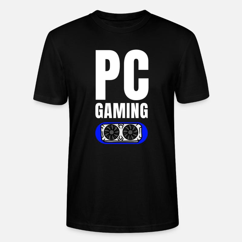 PC-Spiele - Stanley/Stella Unisex Bio-T-Shirt CRAFTER - Schwarz