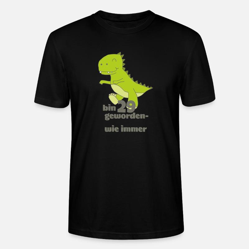 dino bin 29 - Stanley/Stella Unisex Bio-T-Shirt CRAFTER - Schwarz