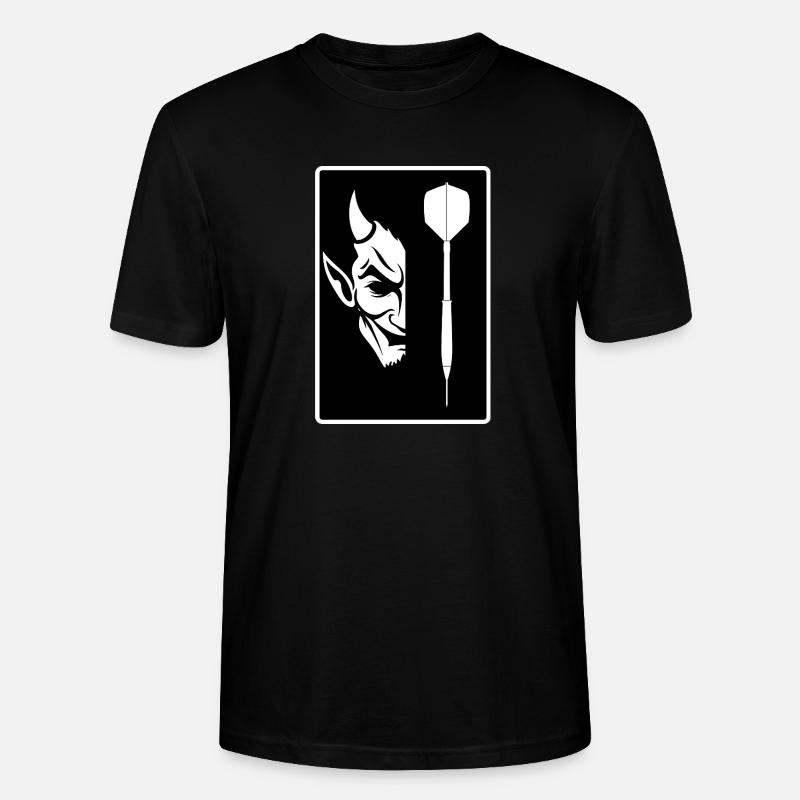 DARTS AND DEVIL - Stanley/Stella Unisex Bio-T-Shirt CRAFTER - Schwarz