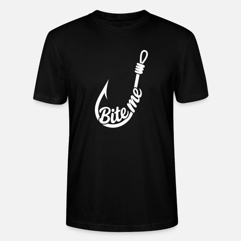 BiteMe Hooked Angel-Grafik - Stanley/Stella Unisex Bio-T-Shirt CRAFTER - Schwarz
