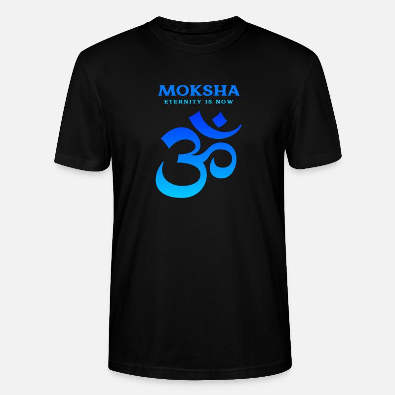 Moksha Eternity is Now - Stanley/Stella Unisex Bio-T-Shirt CRAFTER - Schwarz
