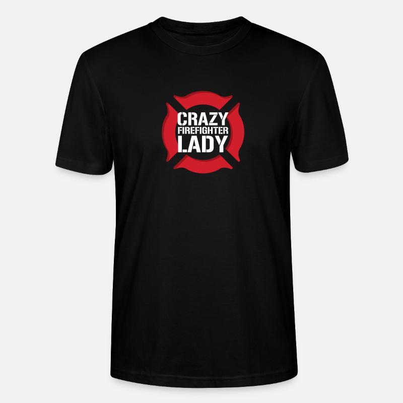 Pompier pompier - T-shirt bio CRAFTER Stanley Stella Unisexe - noir