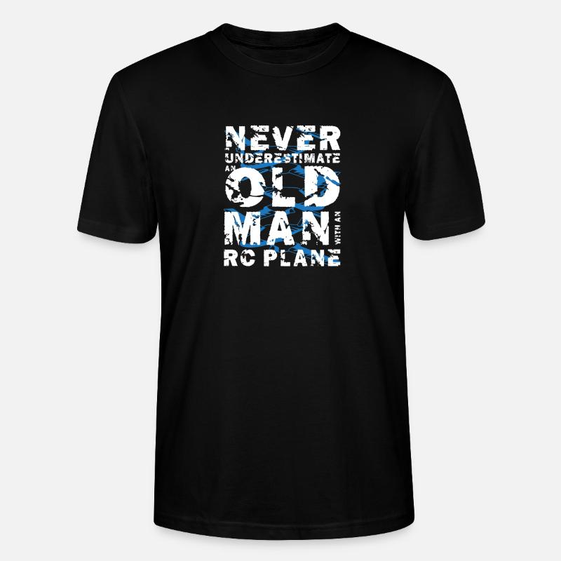 Avion modèle réduit RC - T-shirt bio CRAFTER Stanley Stella Unisexe - noir
