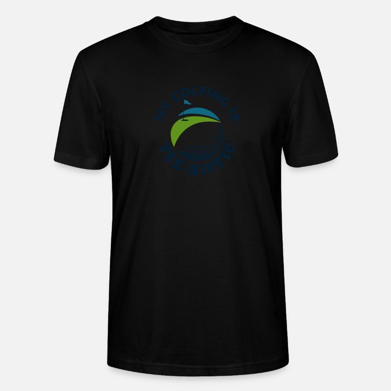 Golf Tee-Riffic Lover Funny Golfing - T-shirt bio CRAFTER Stanley Stella Unisexe - noir