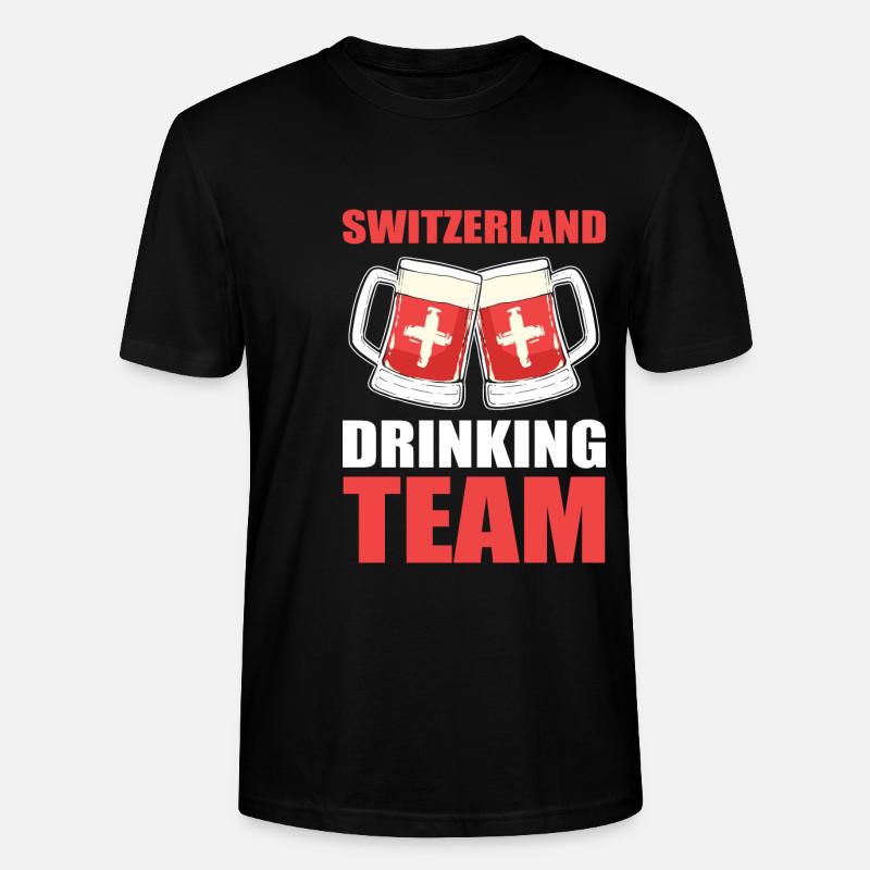 Schweiz Schweizer Schweizerdeutsch - Stanley/Stella Unisex Bio-T-Shirt CRAFTER - Schwarz