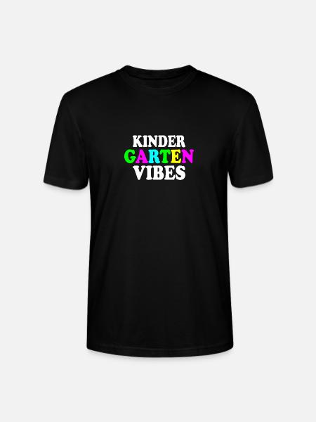 kindergarten vibes - Stanley/Stella CRAFTER Unisex Organic T-Shirt - black