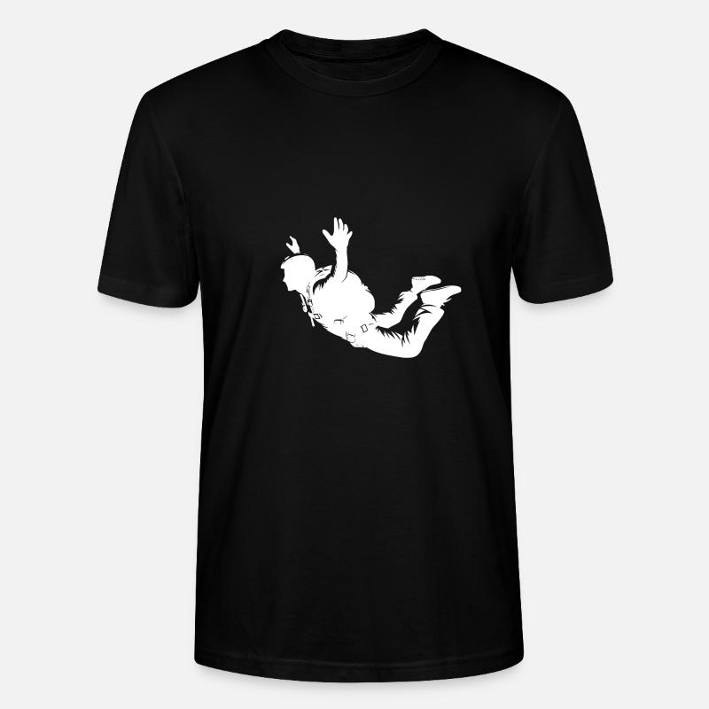 Parachutisme Homme Saut Vol - T-shirt bio CRAFTER Stanley Stella Unisexe - noir
