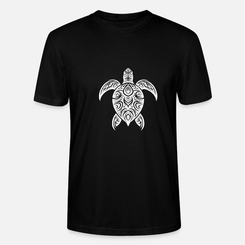 Mystical turtle with tribal elements - Stanley/Stella CRAFTER Unisex Organic T-Shirt - black