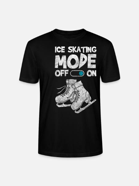 Eisläufer Cool Sportlich - Stanley/Stella Unisex Bio-T-Shirt CRAFTER - Schwarz