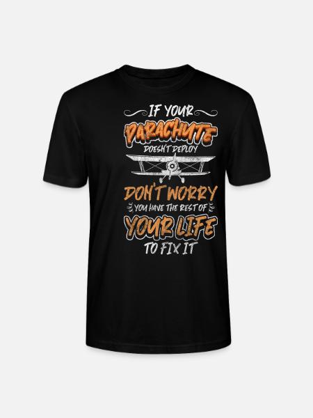 Skydive Sport Adrenaline Skydiving - Stanley/Stella CRAFTER Unisex Organic T-Shirt - black