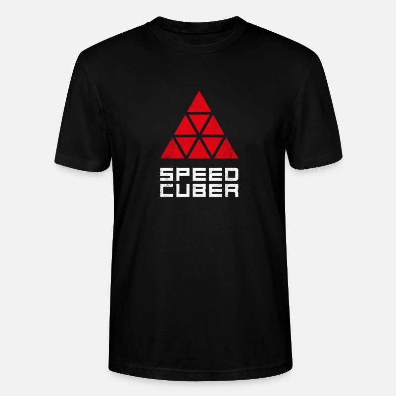 SPEEDCUBER Pyraminx. Cubing-Cube-Cuber-Speedcubing - Stanley/Stella Unisex Bio-T-Shirt CRAFTER - Schwarz