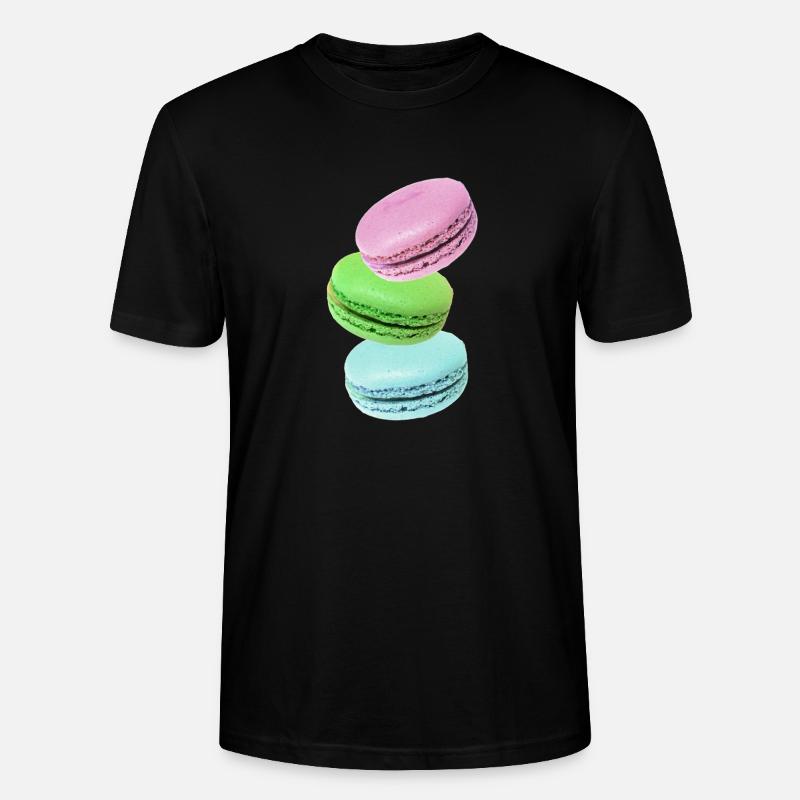 Macarons - T-shirt bio CRAFTER Stanley Stella Unisexe - noir
