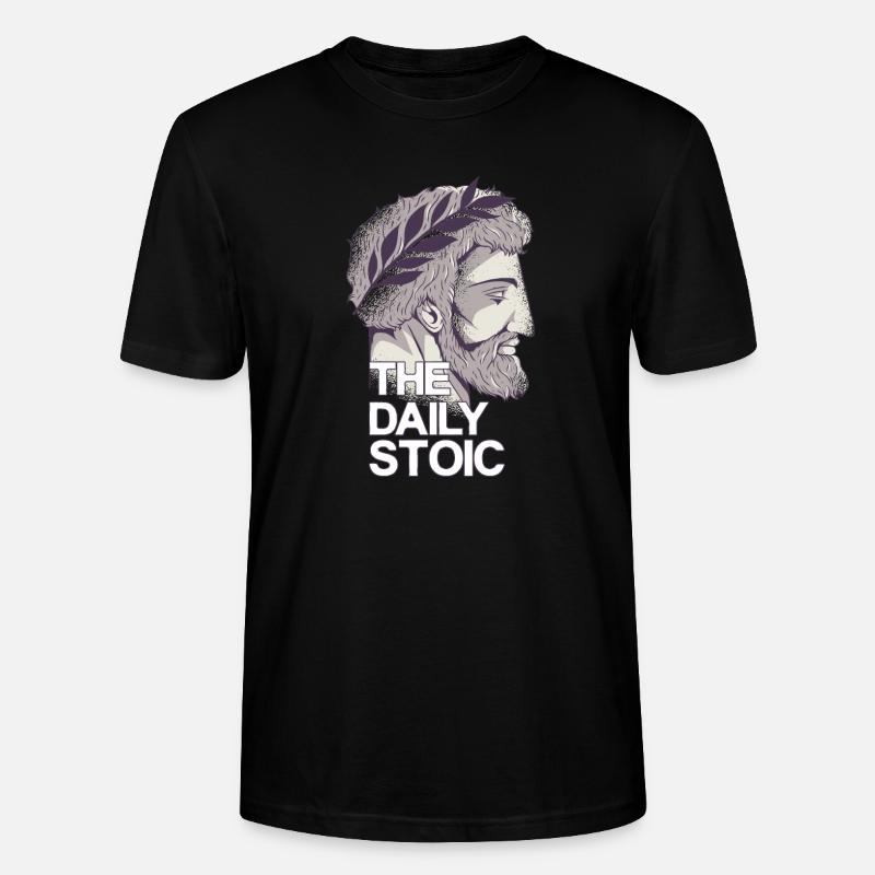Marcus Aurelius | Le stoïque quotidien - T-shirt bio CRAFTER Stanley Stella Unisexe - noir