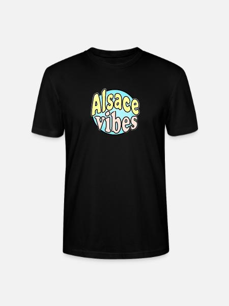Elsass Vibes - Stanley/Stella Unisex Bio-T-Shirt CRAFTER - Schwarz