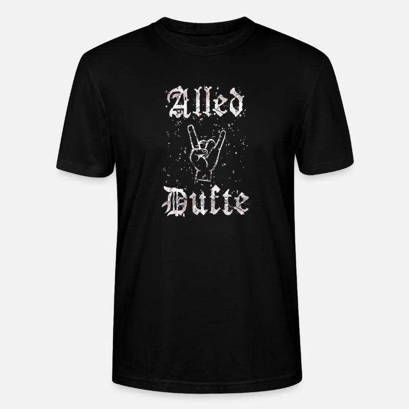 "Alled Dufte" cooler berliner Spruch - Stanley/Stella Unisex Bio-T-Shirt CRAFTER - Schwarz