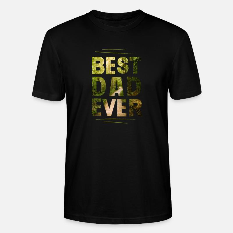 Bester Papa - Stanley/Stella Unisex Bio-T-Shirt CRAFTER - Schwarz