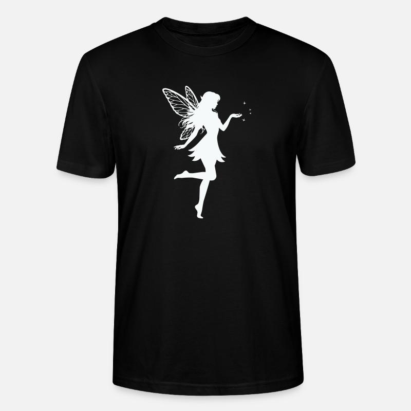 Fee Elfe  - Stanley/Stella Unisex Bio-T-Shirt CRAFTER - Schwarz