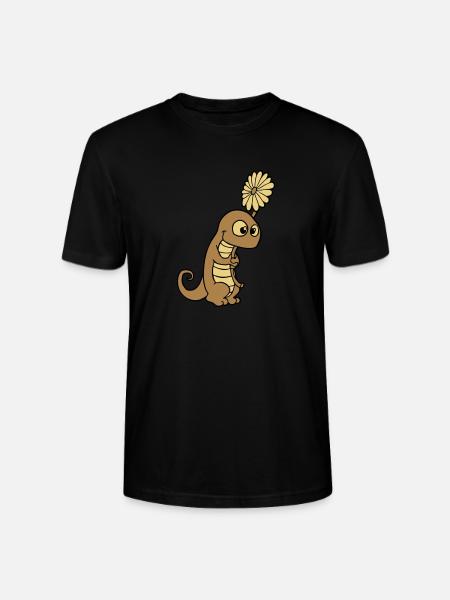 eidechse - Stanley/Stella Unisex Bio-T-Shirt CRAFTER - Schwarz
