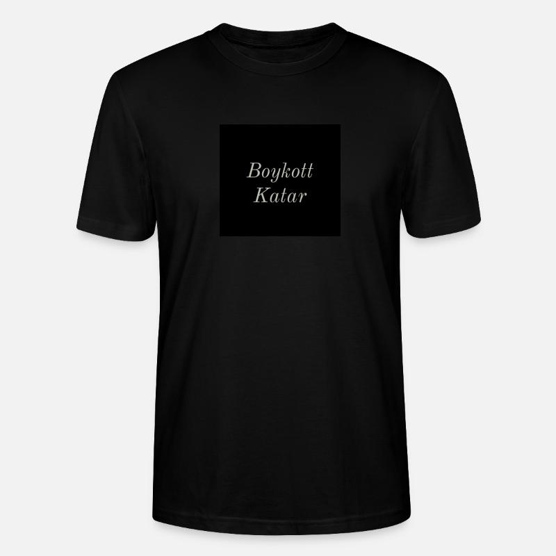 Boykott Katar - Stanley/Stella Unisex Bio-T-Shirt CRAFTER - Schwarz