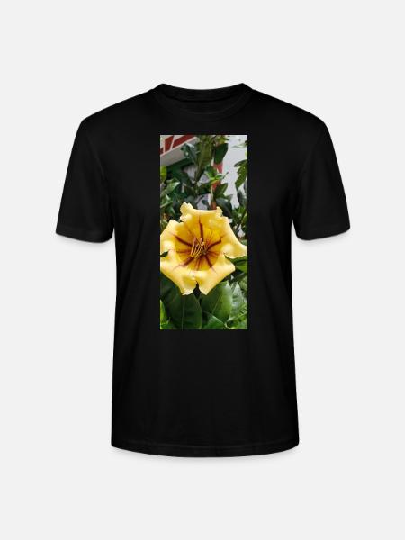 Schöne gelbe Blume - Stanley/Stella Unisex Bio-T-Shirt CRAFTER - Schwarz