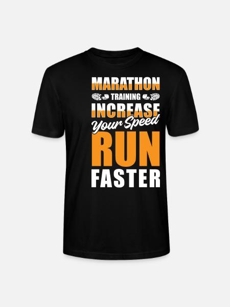 Marathon Sport Jogging Triathlete - Stanley/Stella CRAFTER Unisex Organic T-Shirt - black