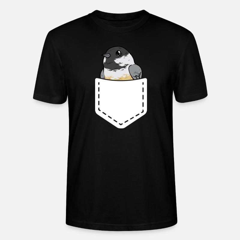 Observation des oiseaux mésanges - T-shirt bio CRAFTER Stanley Stella Unisexe - noir