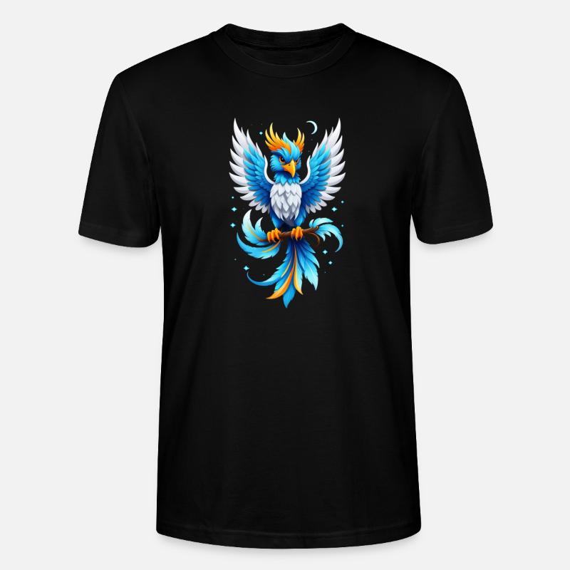 Phönix - Phönix - Feuervogel - Stanley/Stella Unisex Bio-T-Shirt CRAFTER - Schwarz