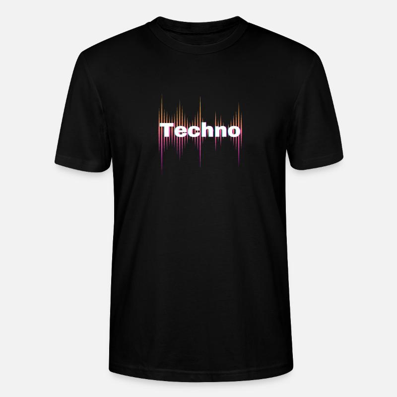 Techno - Stanley/Stella Unisex Bio-T-Shirt CRAFTER - Schwarz