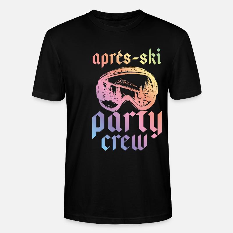 Apres Ski Party Crew Bunt - Stanley/Stella Unisex Bio-T-Shirt CRAFTER - Schwarz