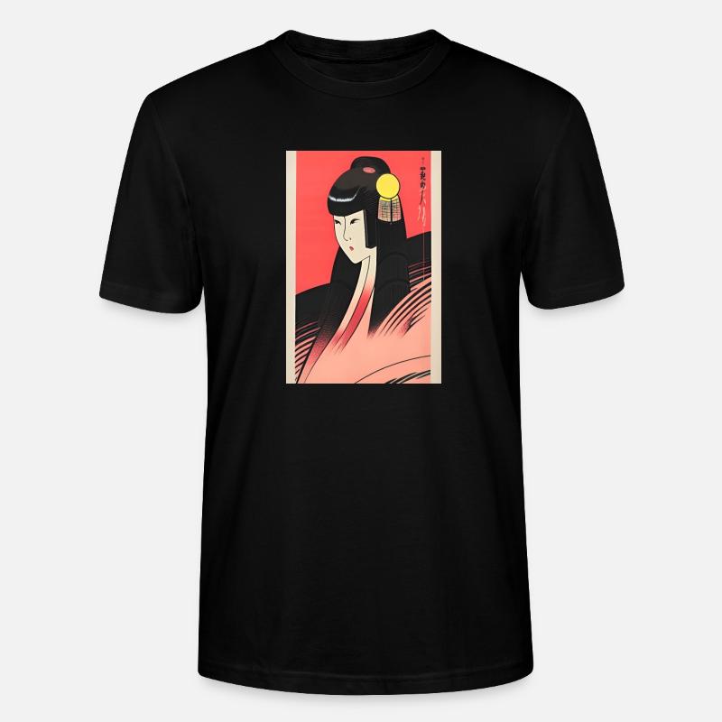 Geisha 10 - Stanley/Stella Unisex Bio-T-Shirt CRAFTER - Schwarz