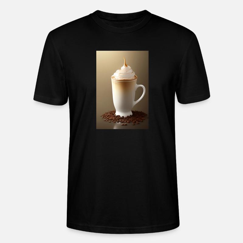 Kaffee, Kaffeebohnen - Stanley/Stella Unisex Bio-T-Shirt CRAFTER - Schwarz