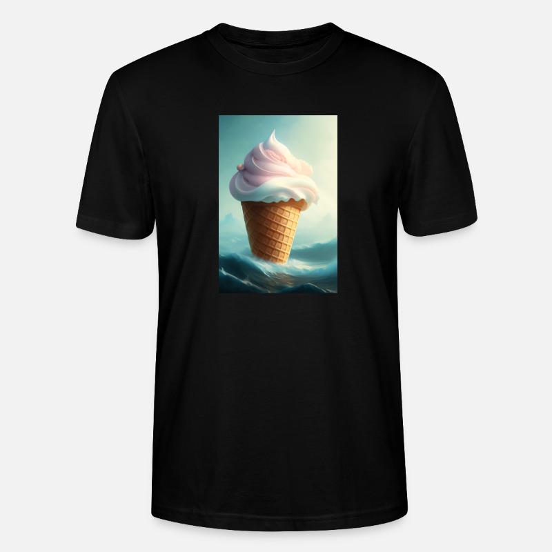 Eiscreme - Stanley/Stella Unisex Bio-T-Shirt CRAFTER - Schwarz