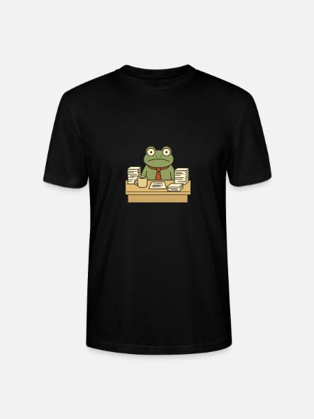 Business Frog - Stanley/Stella CRAFTER Unisex Organic T-Shirt - black