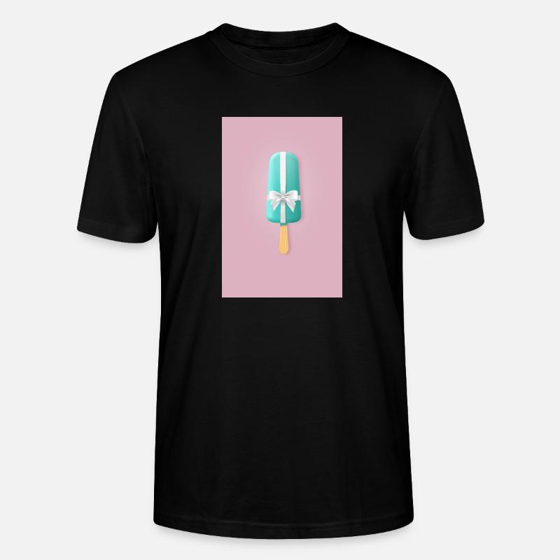Popsicles avec nœud – Cadeau sucré - T-shirt bio CRAFTER Stanley Stella Unisexe - noir