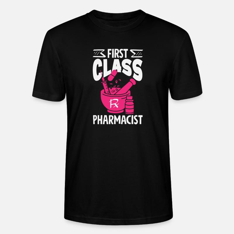 Apotheker Pharmazeutisch-technischer - Stanley/Stella Unisex Bio-T-Shirt CRAFTER - Schwarz