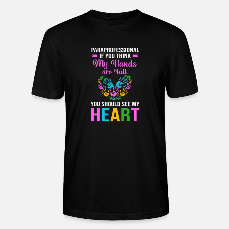 Paraeducator Lehrerassistent Paraprofessional - Stanley/Stella Unisex Bio-T-Shirt CRAFTER - Schwarz