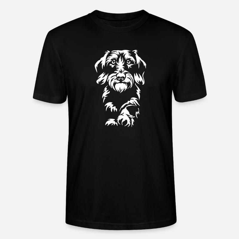 Dackel "Black Edition" - Stanley/Stella Unisex Bio-T-Shirt CRAFTER - Schwarz
