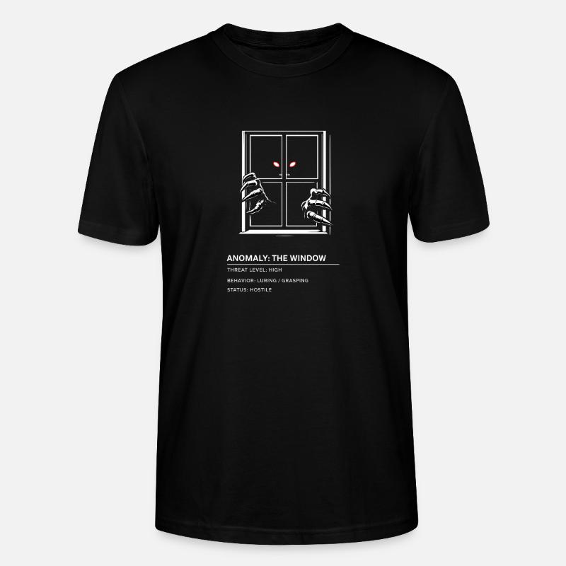 Backrooms the Window white - Stanley/Stella Unisex Bio-T-Shirt CRAFTER - Schwarz