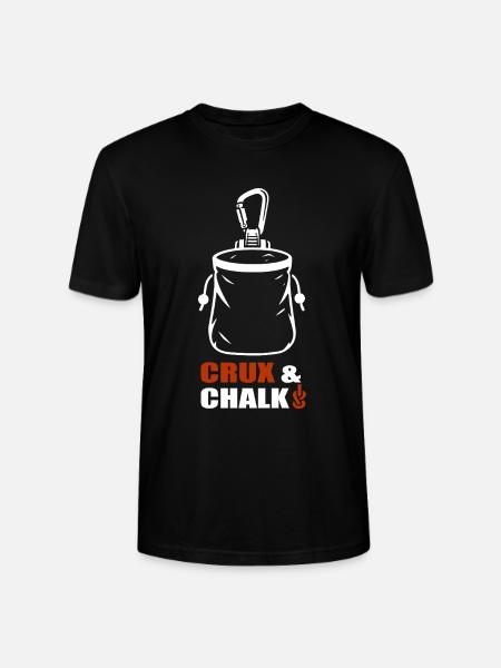 Crux & Chalk – Klettern - Stanley/Stella Unisex Bio-T-Shirt CRAFTER - Schwarz