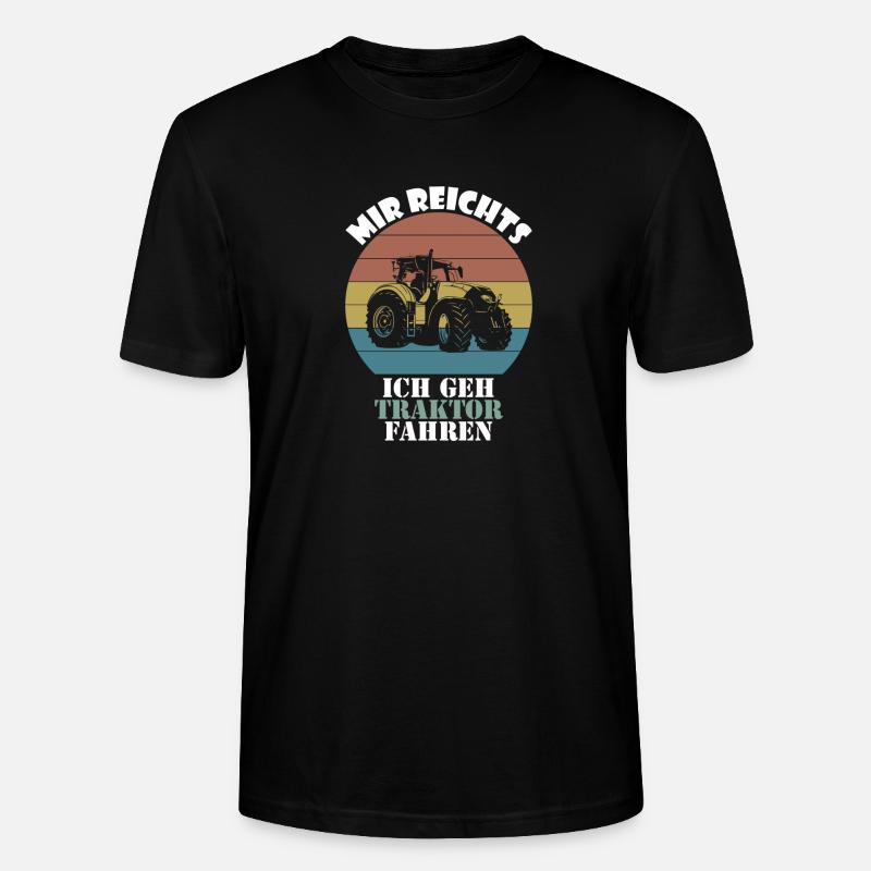Landwirt Bauer Farmer - Stanley/Stella Unisex Bio-T-Shirt CRAFTER - Schwarz