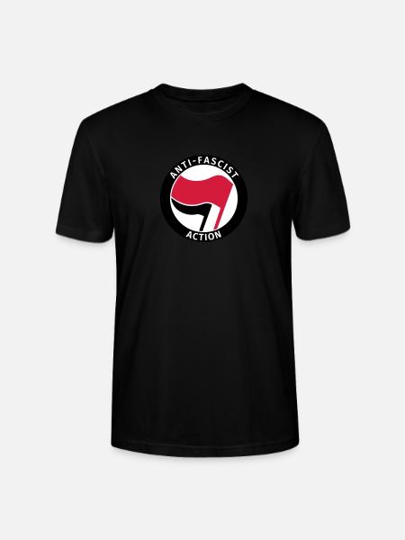 Anti-Fascist Action - Stanley/Stella CRAFTER Unisex Organic T-Shirt - black