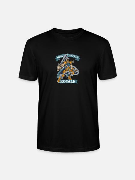 King of Battle Geschenkidee - Stanley/Stella Unisex Bio-T-Shirt CRAFTER - Schwarz